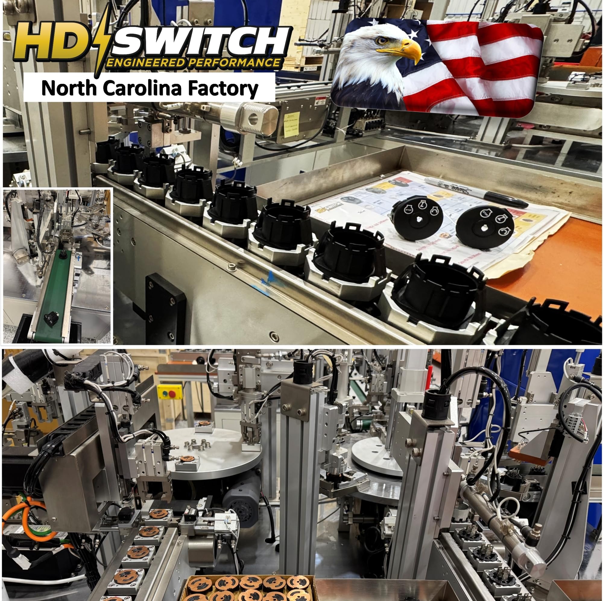 HD Switch ignition for Dixie Chopper 500018 showing umbrella key protection
