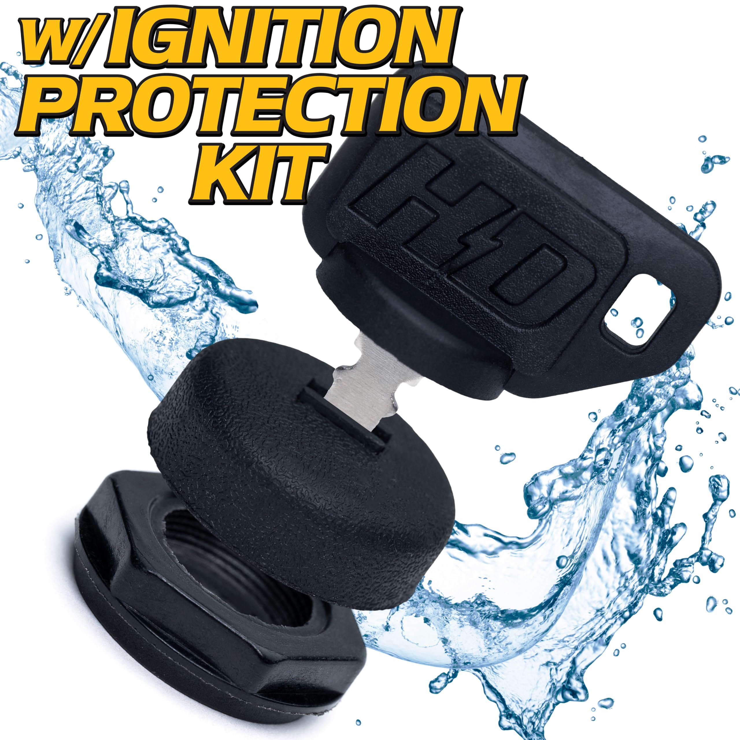 HD Switch protective umbrella key eases handling and keeps the key dry in rain.