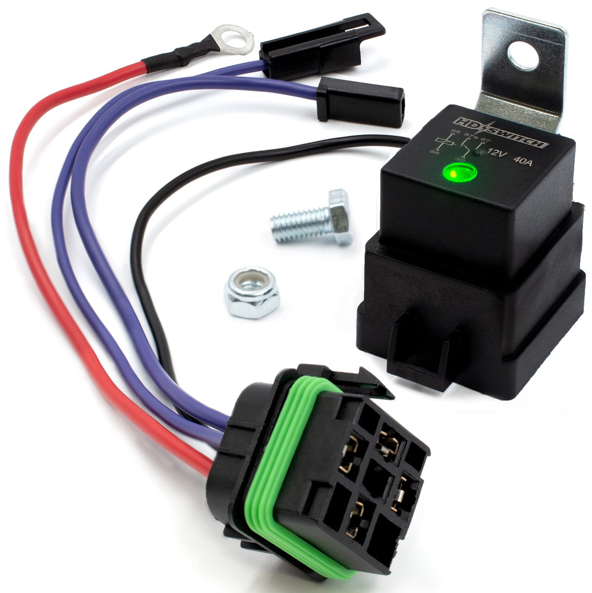 HD Switch starter relay LED kit for Kawasaki and Kohler engines improves starting reliability