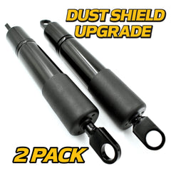 HD Switch steering damper close-up showing dust shield for durability