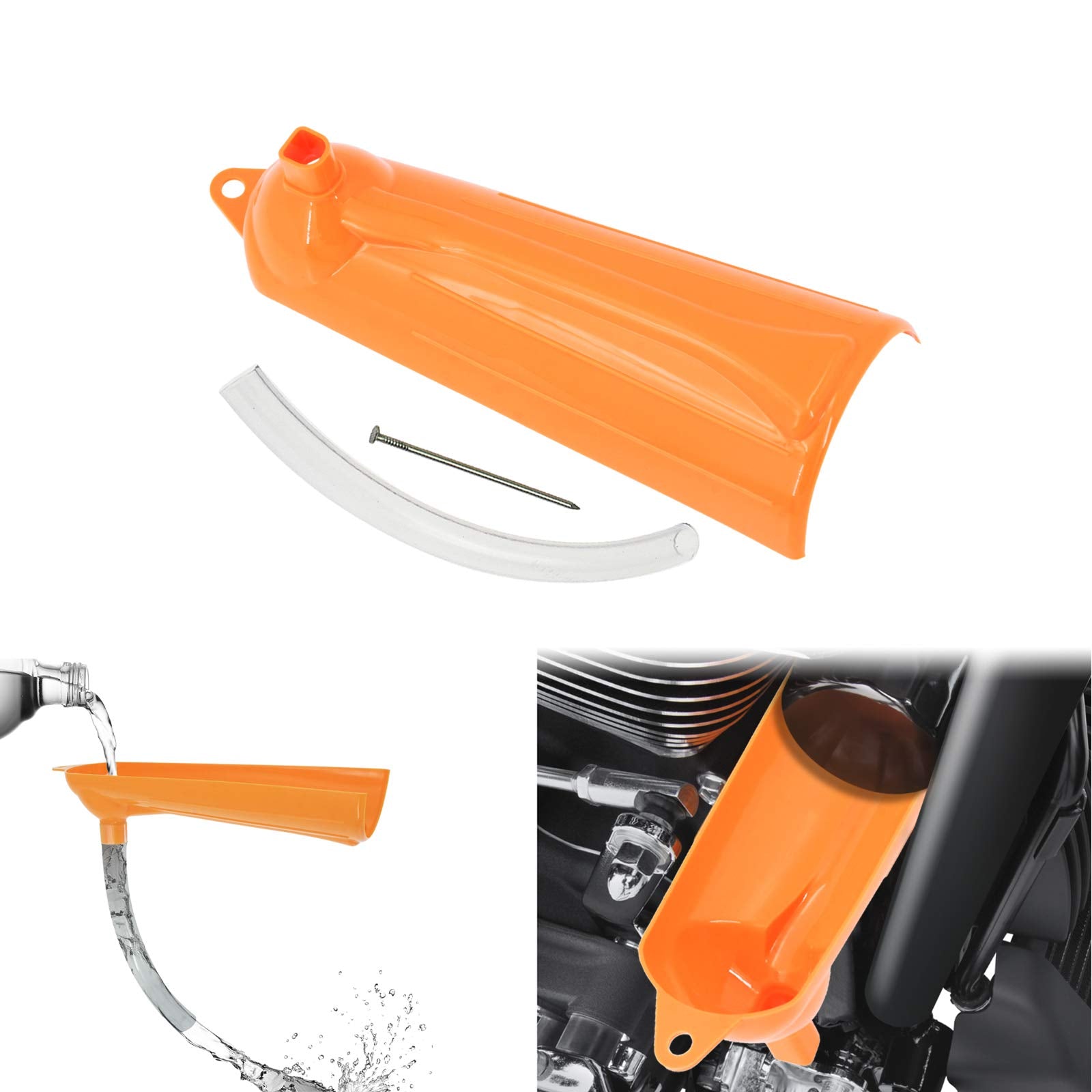 HDBUBALUS drip-free oil filter funnel minimizes spills