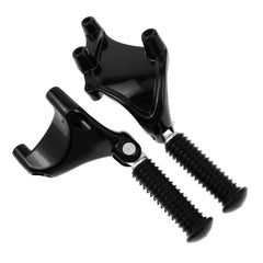 HDBUBALUS Harley Sportster rear footpeg left with rubber grip for comfort