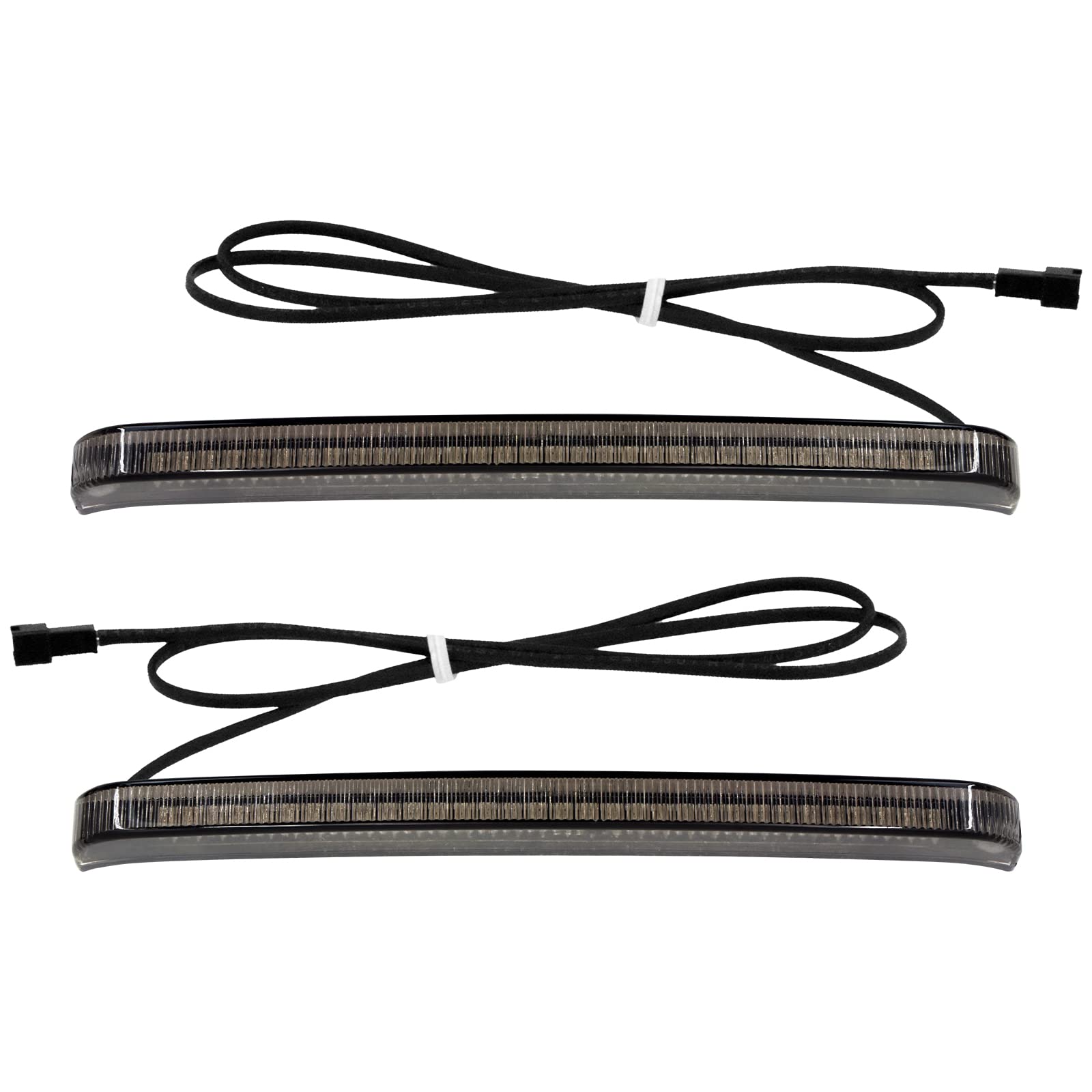 HDBUBALUS smoke saddlebag lights setup for Harley Touring, improving night visibility.