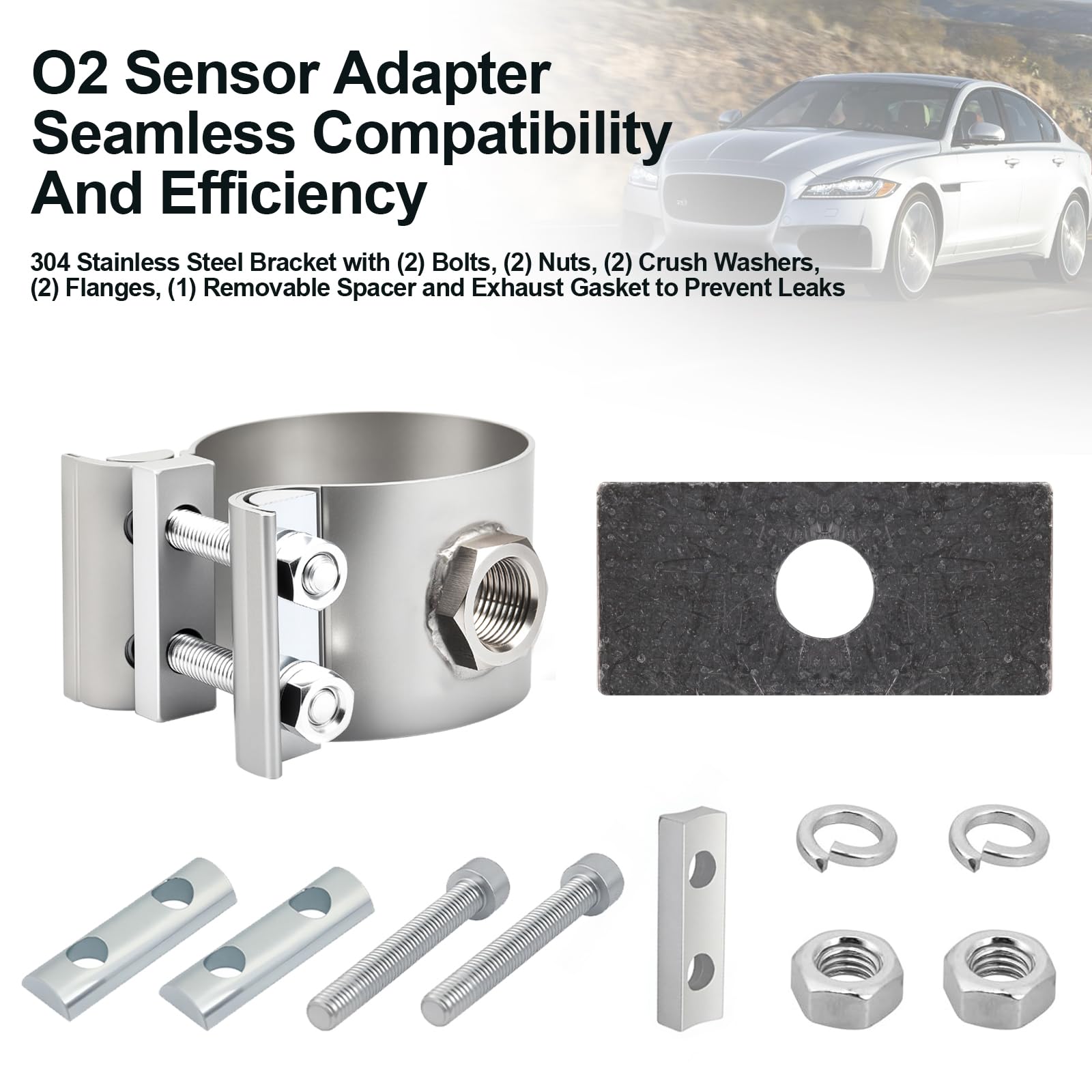 HEBRAR O2 sensor spacer adapter for precise sensor alignment.