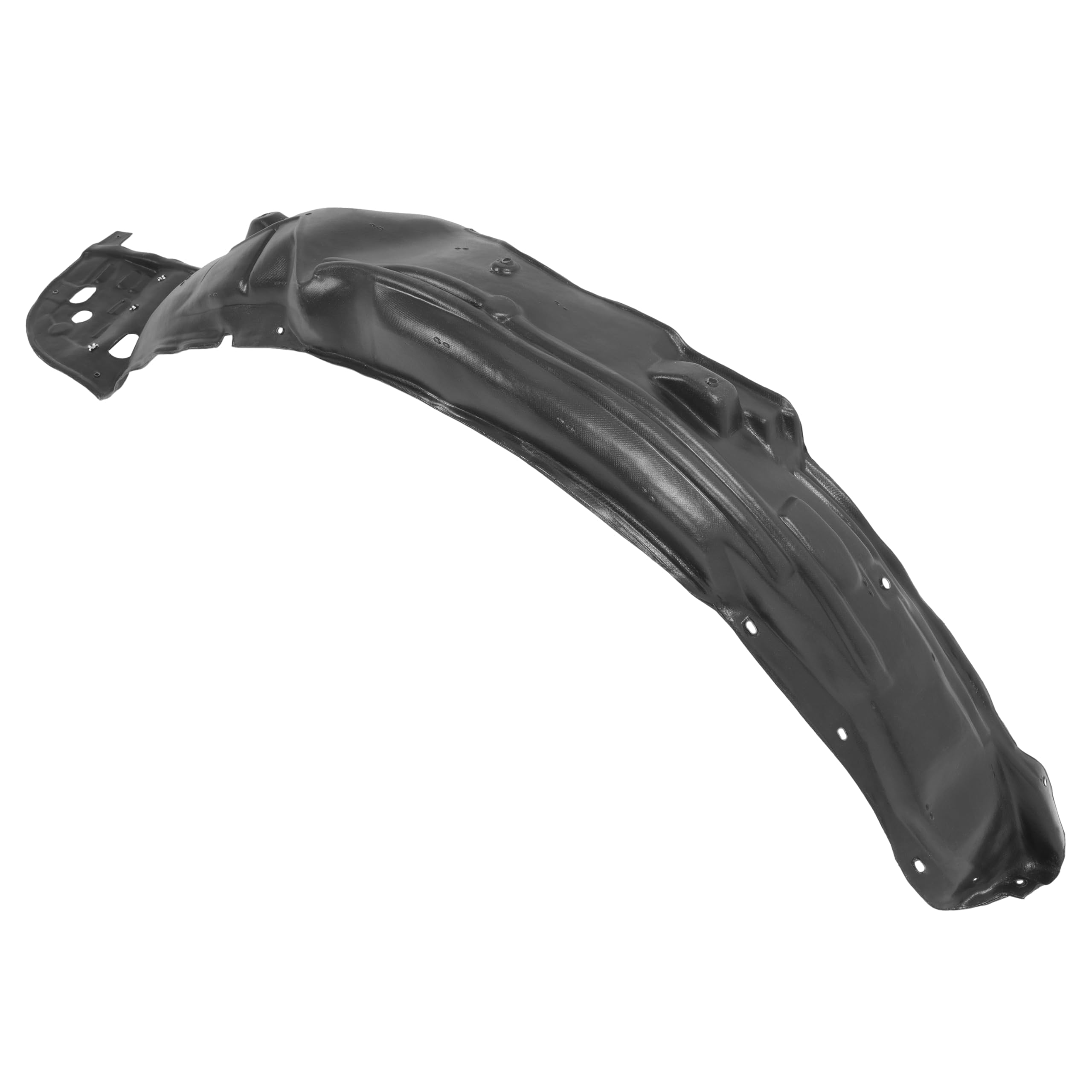 Close-up of HECASA Accord left inner fender liner showing durable PE plastic