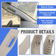 HECASA beige grab-handle trim with durable plastic finish.
