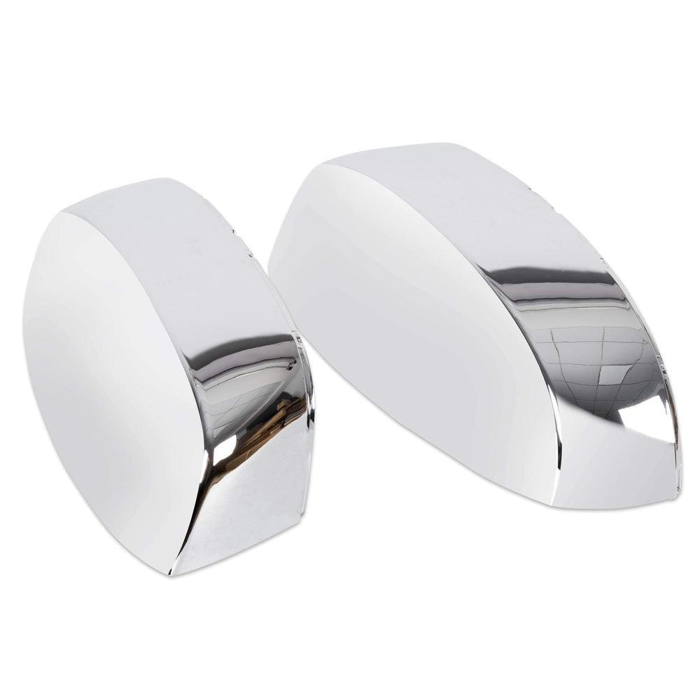 HECASA chrome mirror half cap for GMC Sierra left boosts exterior style and protection.