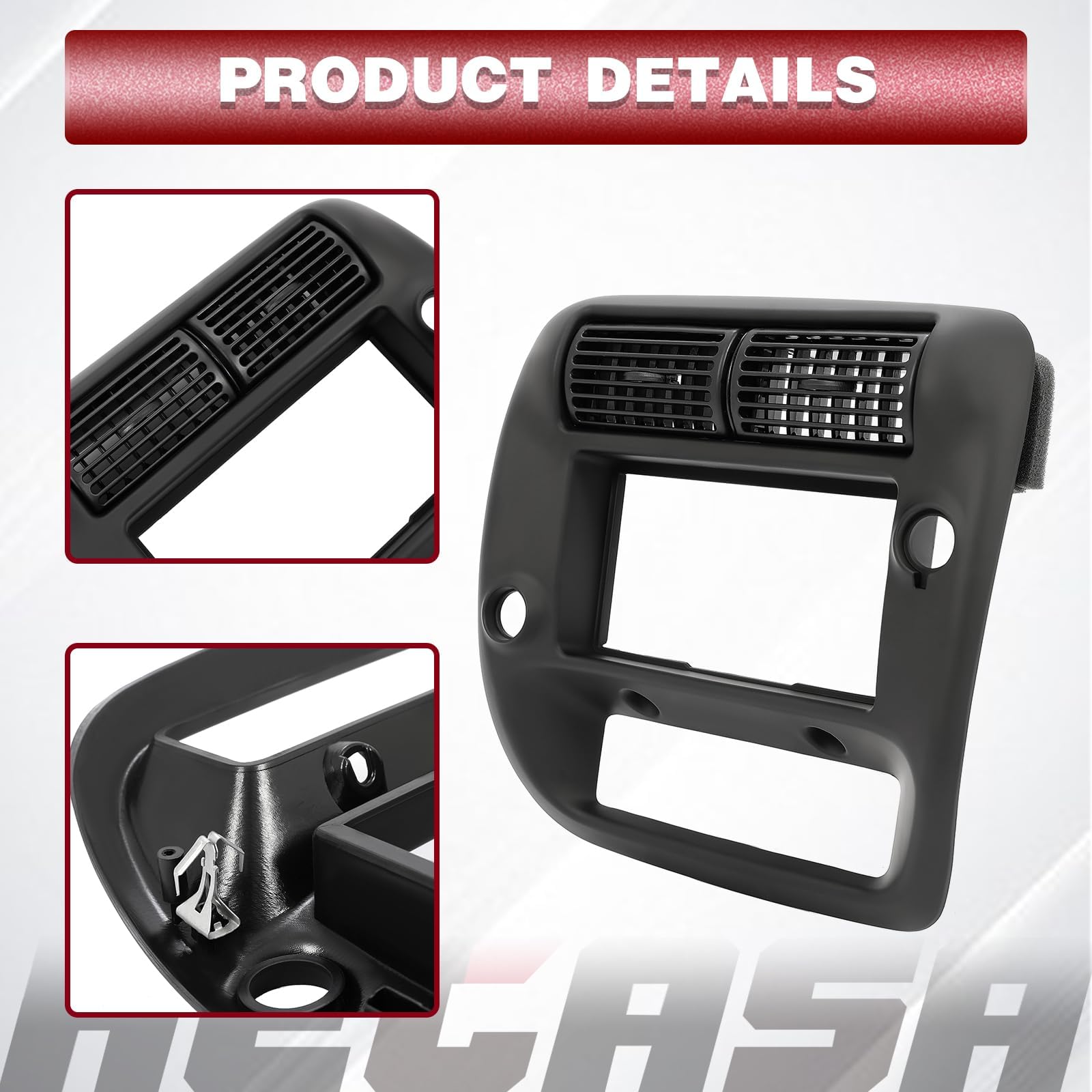 HECASA center bezel adds sleek design and modern aesthetics to your cabin.
