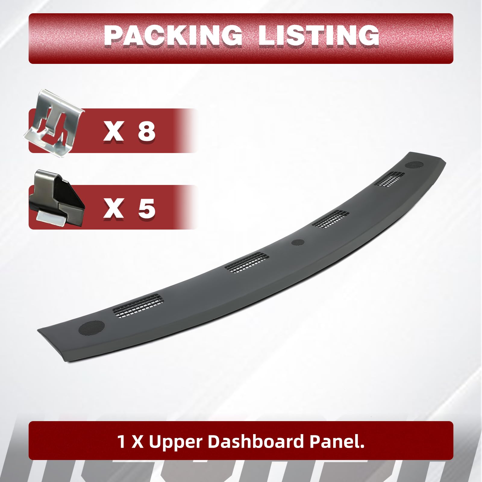 HECASA dash panel protects interior from UV damage and fading.