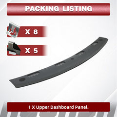 HECASA dash panel protects interior from UV damage and fading.