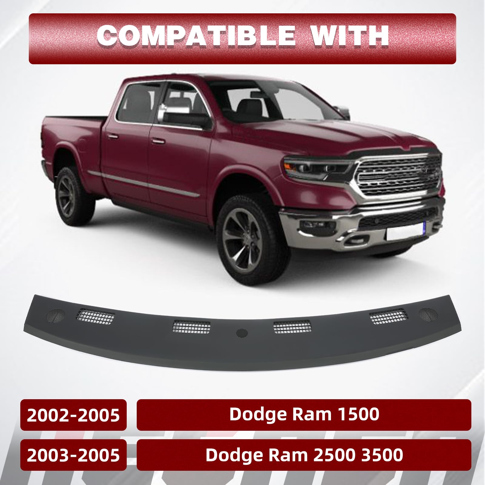 HECASA clip-on replacement kit for Dodge Ram enables quick upgrade.