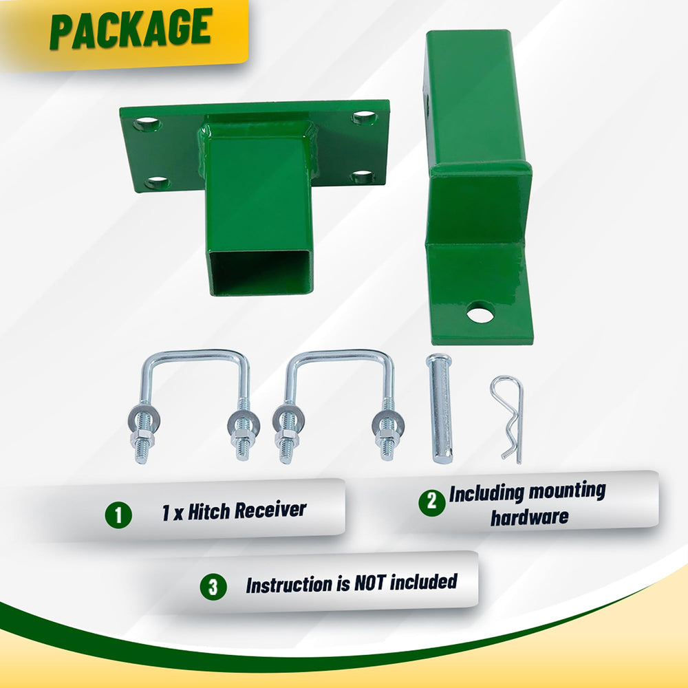 HECASA durable hitch supports reliable pulling behind zero-turn mowers.