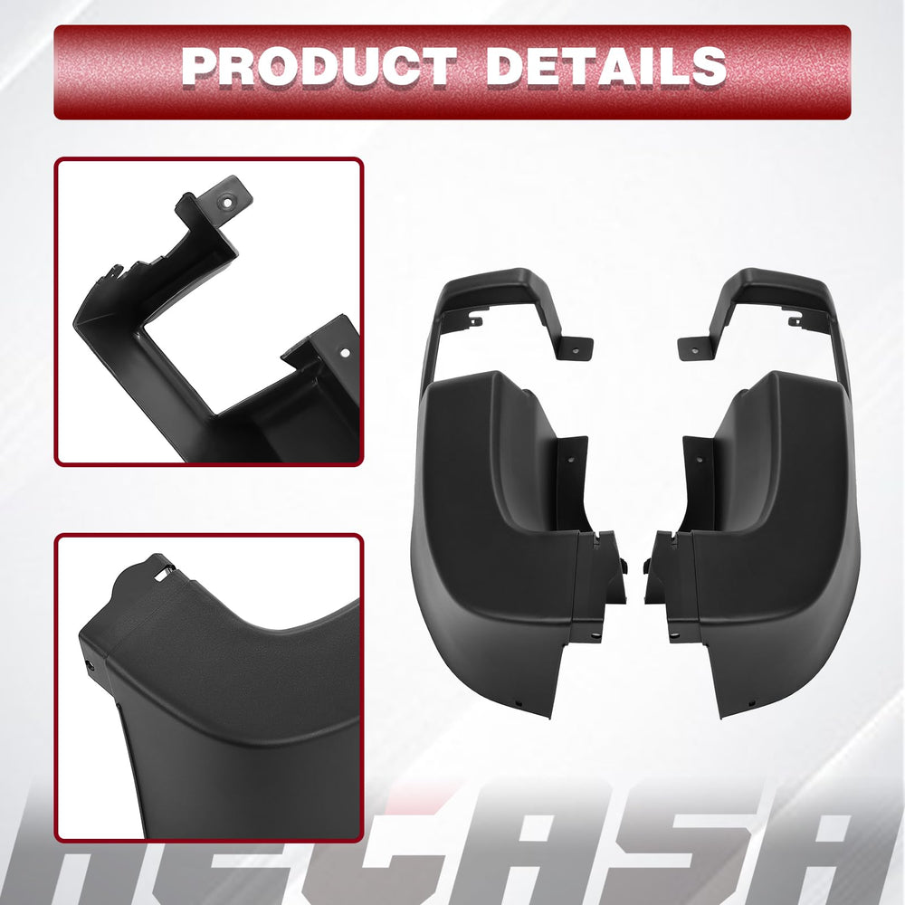 HECASA end cap protects against rain and mud to extend bumper life.