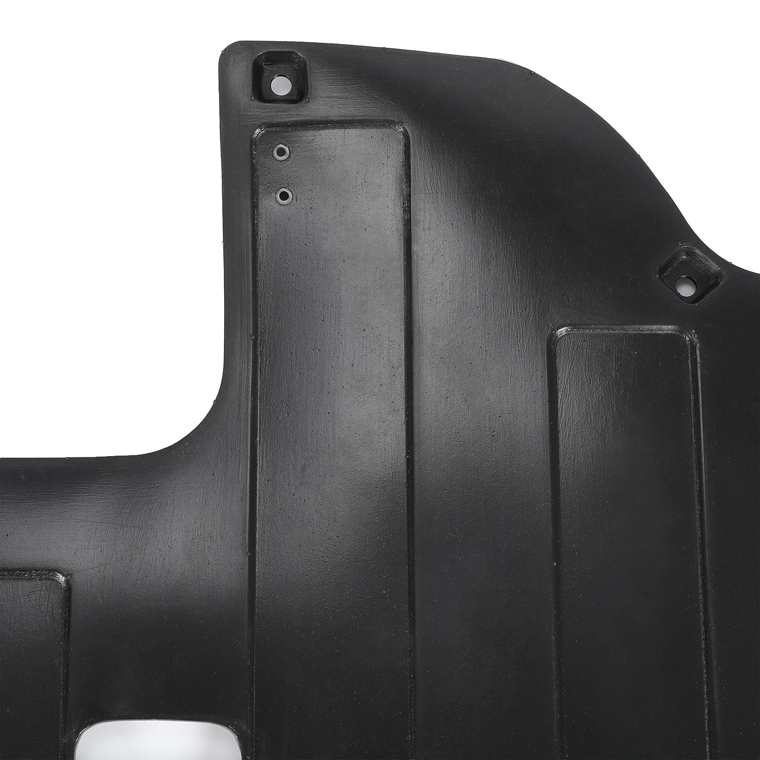 HECASA engine shield made of PE plastic resists wear and maintains stability under heat.