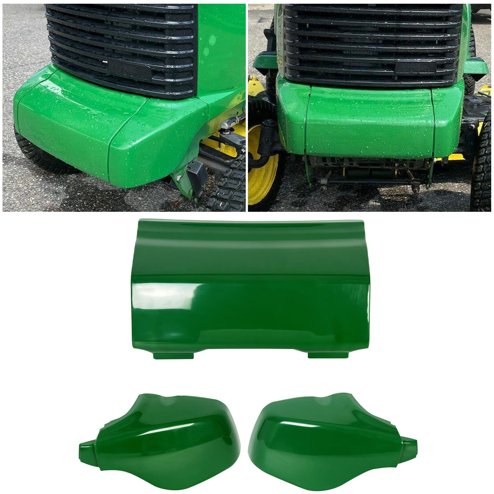 HECASA John Deere left front bumper, durable replacement for GX325/GX335 tractors