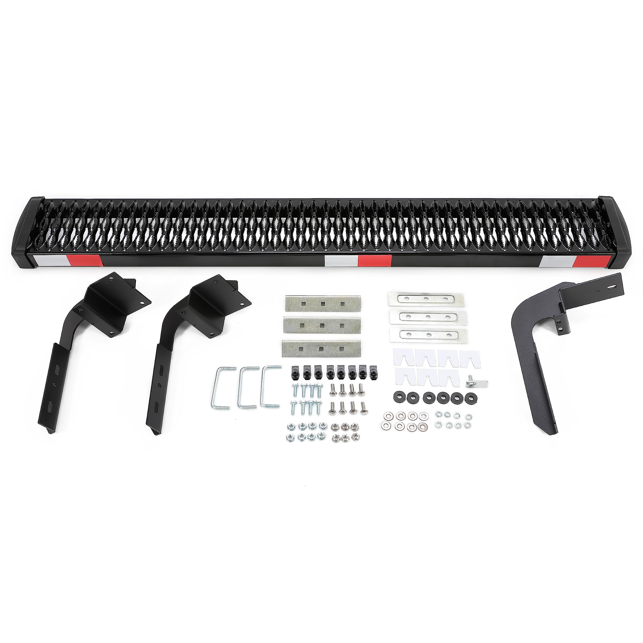 HECASA Grip Step powder-coated steel stands up to harsh conditions.