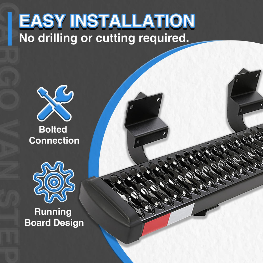 HECASA Grip Step X1 kit supplies mounting hardware and instructions.