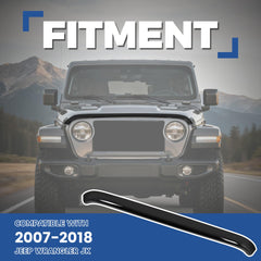 HECASA hood shield aerodynamic profile enhances look while deflecting debris.