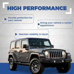 HECASA hood shield windshield protection helps keep visibility clear on daily drives.