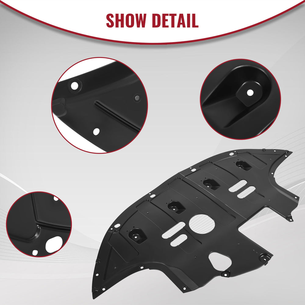 HECASA splash shield installed under Elantra for protection