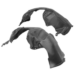 HECASA Mustang front inner fender liner RH close-up, protective design.
