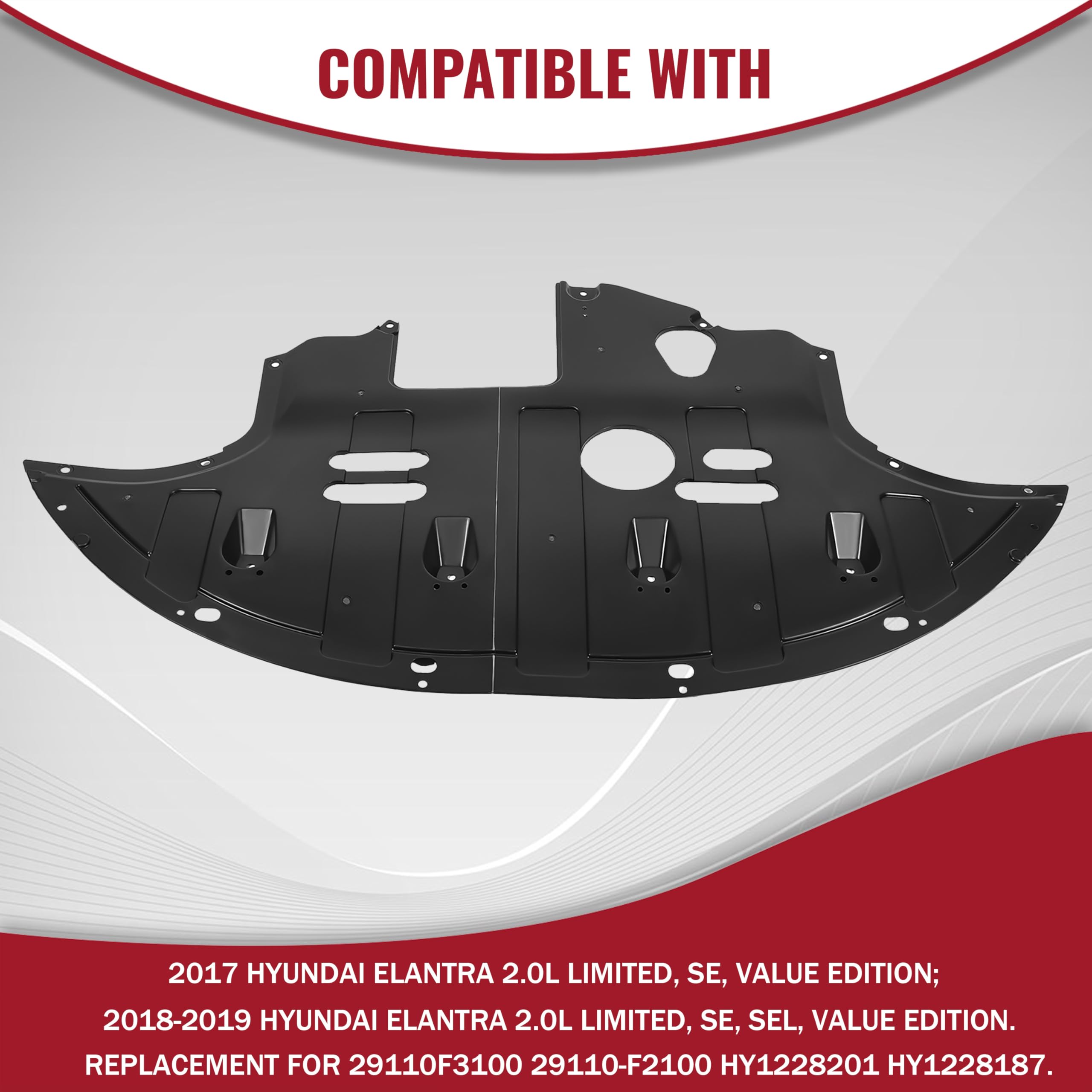 Close-up of durable PP plastic material of HECASA shield