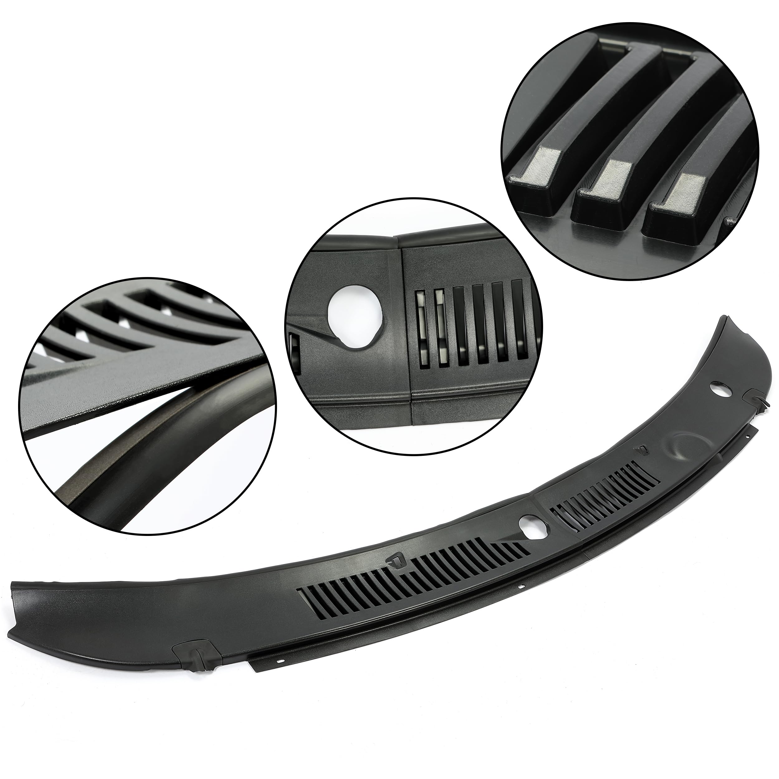 HECASA wiper protection reduces jumping in rain.