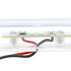 HECASA Roll Pan LED light, wiring setup shown for quick installation