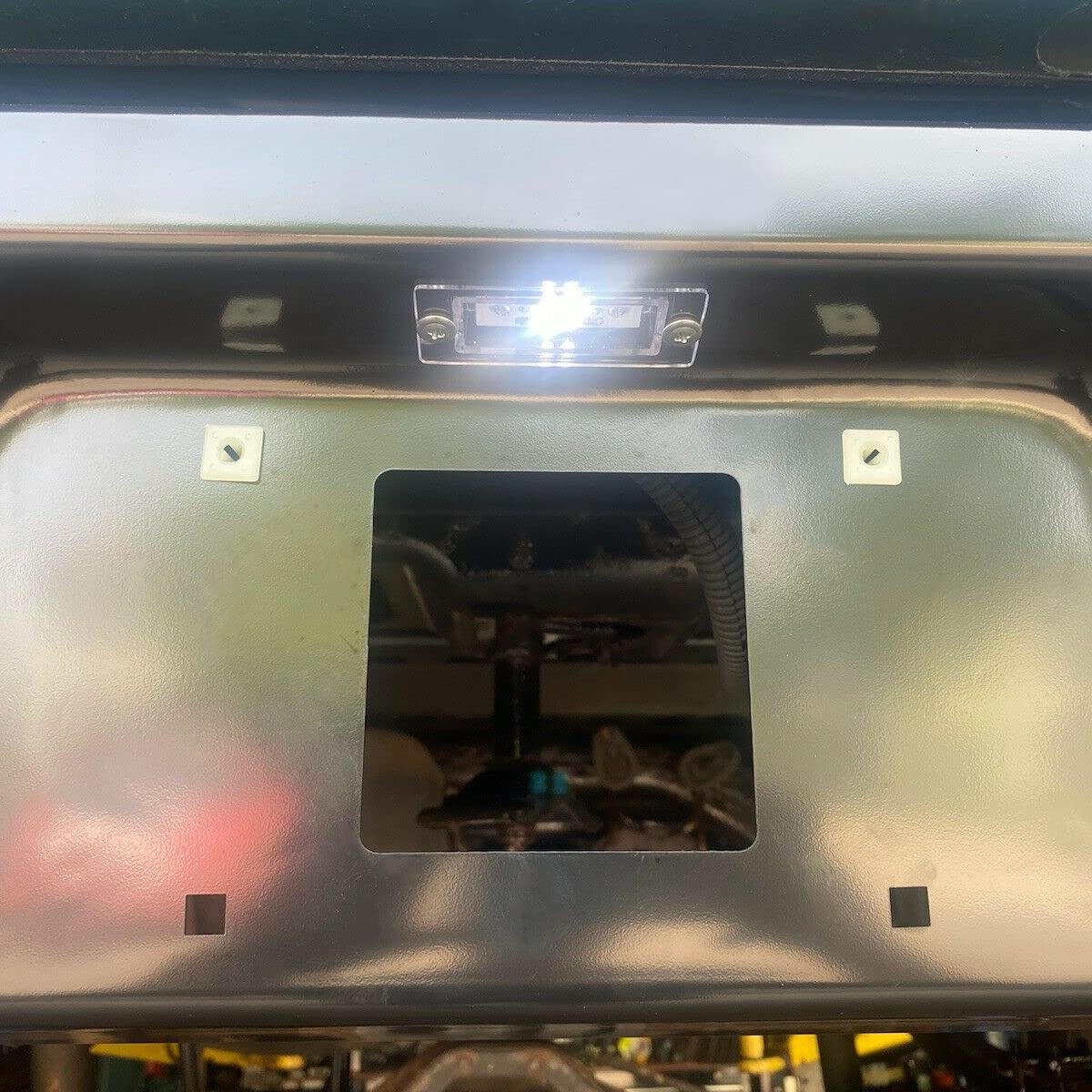 HECASA Roll Pan LED light, license plate area evenly lit for visibility
