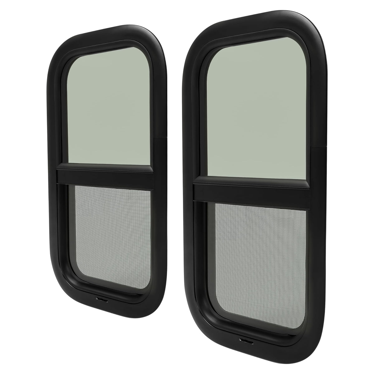 HECASA RV window 12x22 frame with trim for lasting trailer fit and easy mounting