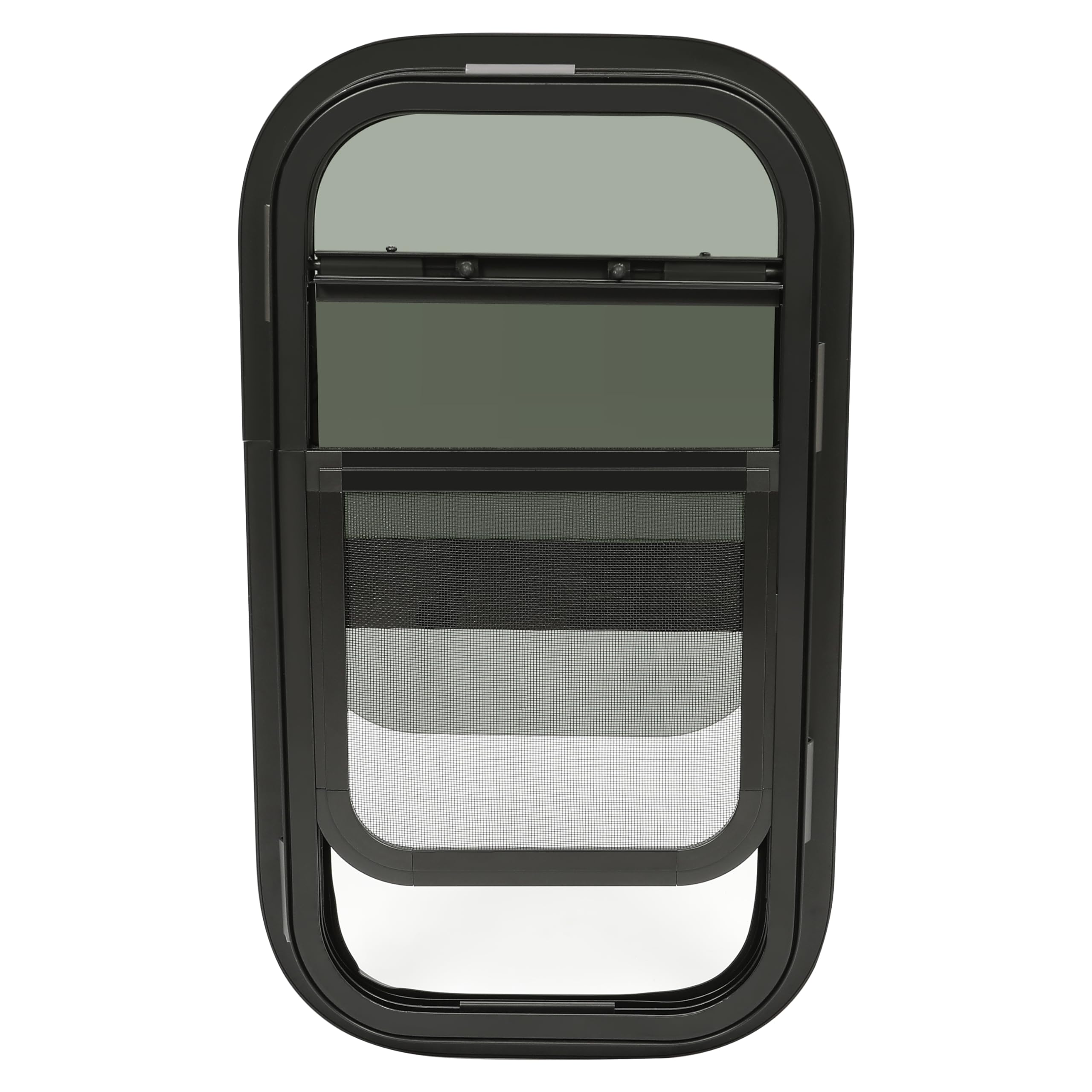 HECASA RV window 12x22 vertical sliding design provides simple operation