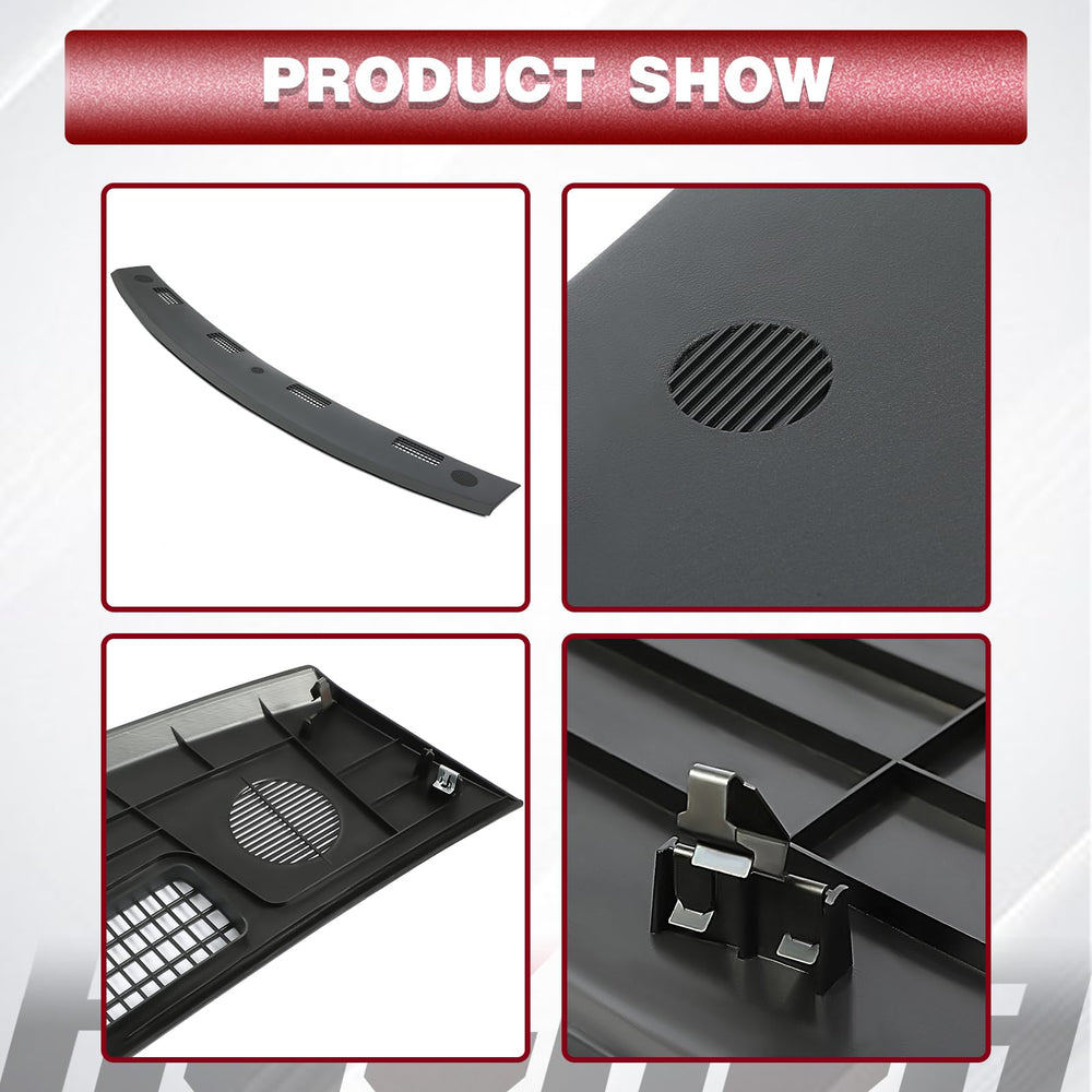 HECASA snap-fit installation simplifies upgrading the Dodge Ram dashboard.