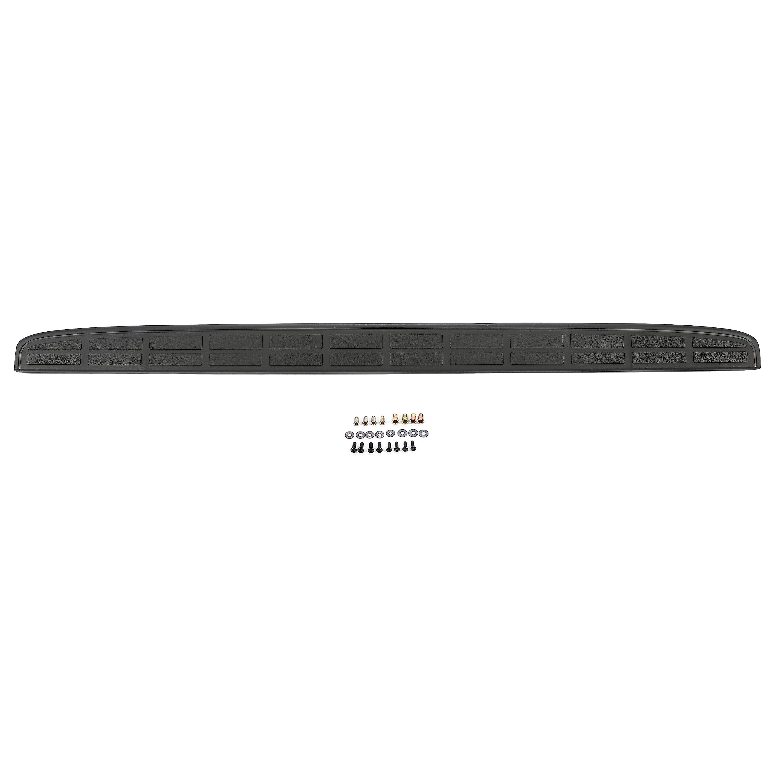 HECASA tailgate spoiler cap for GMC Sierra adds protection and a factory look.