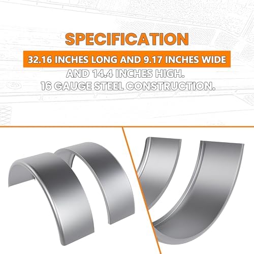 HECASA 9-inch width trailer fender fitting 14-16 inch wheels