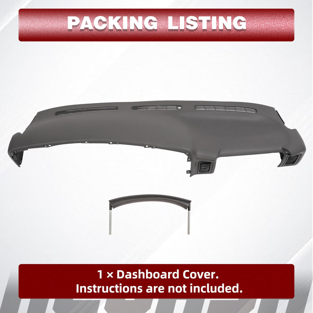 HECASA upper dashboard cap cover durable ABS plastic for daily use