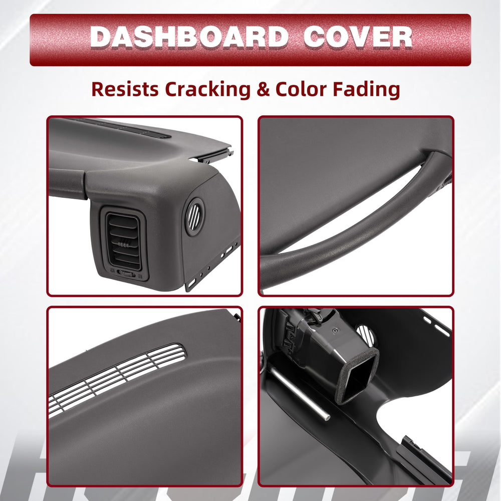 HECASA dashboard cap cover protective shield against heat and UV exposure