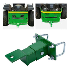 HECASA zero-turn hitch receiver mount for easy mounting and versatile towing.