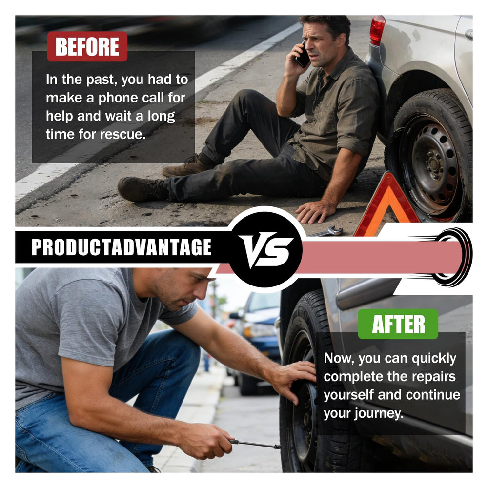 Hece self-service install enables quick repairs without removing the tire.