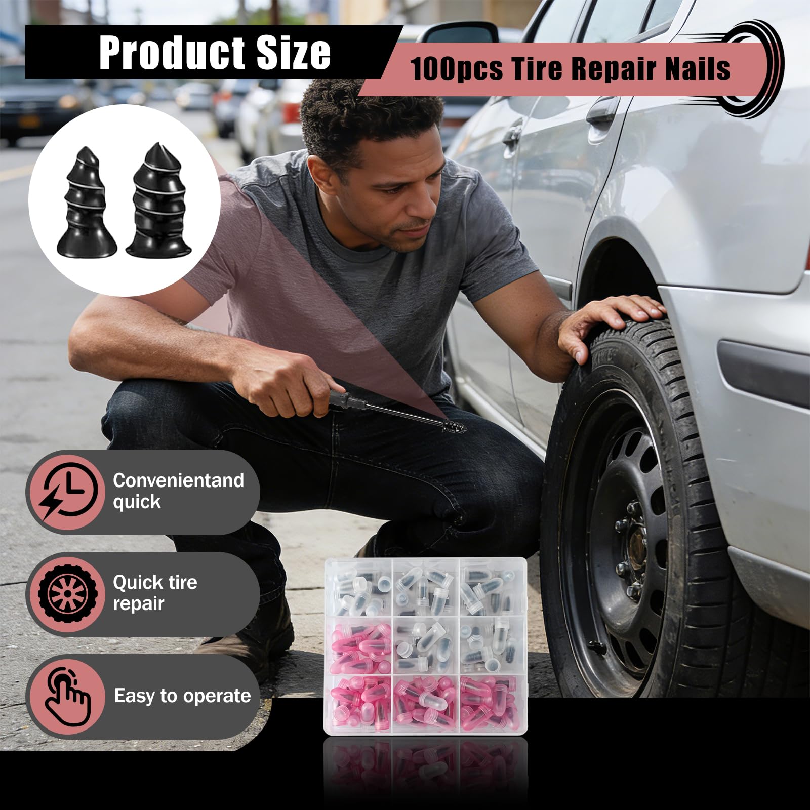Hece premium carbon steel and rubber construction resists wear and heat.