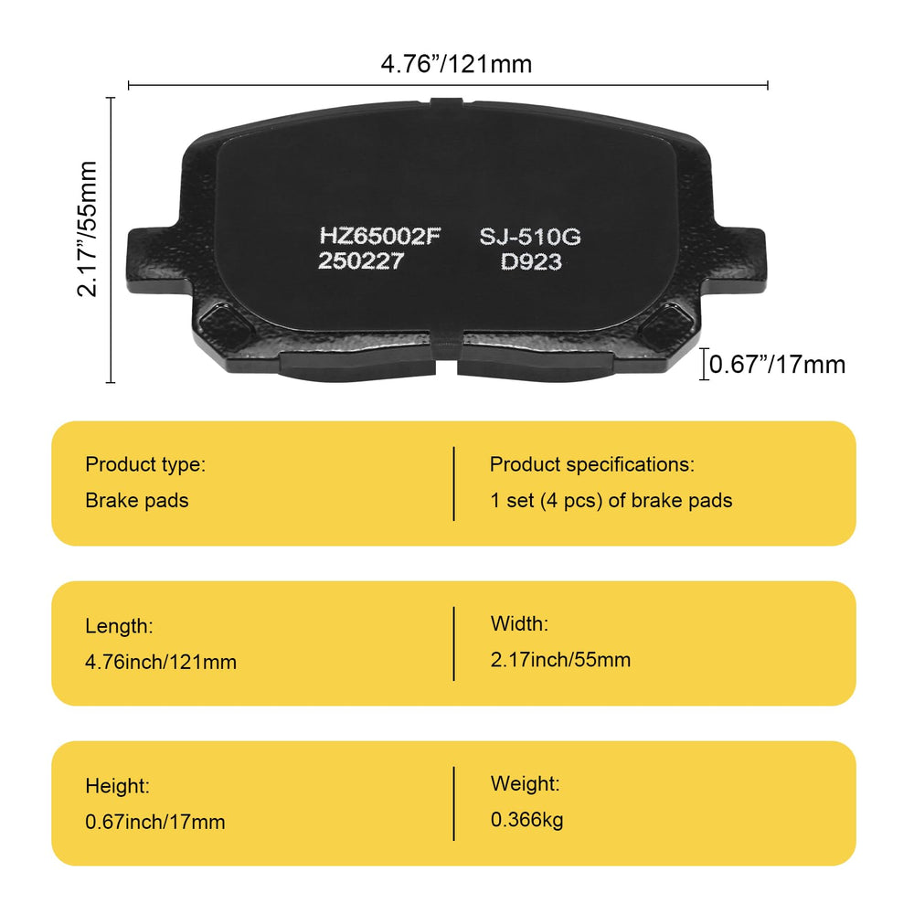HECHENQICHE pads endure rigorous testing for durability.