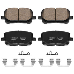 HECHENQICHE ceramic front brake pads kit ready for installation and smoother stopping.