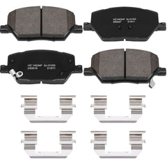 HECHENQICHE front ceramic brake pads kit for Jeep Compass and Fiat 500X, improves braking feel