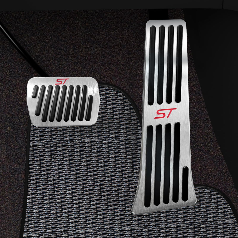 Hecotrax Explorer accelerator pedal closeup with durable aluminum and non-slip grip for better control.