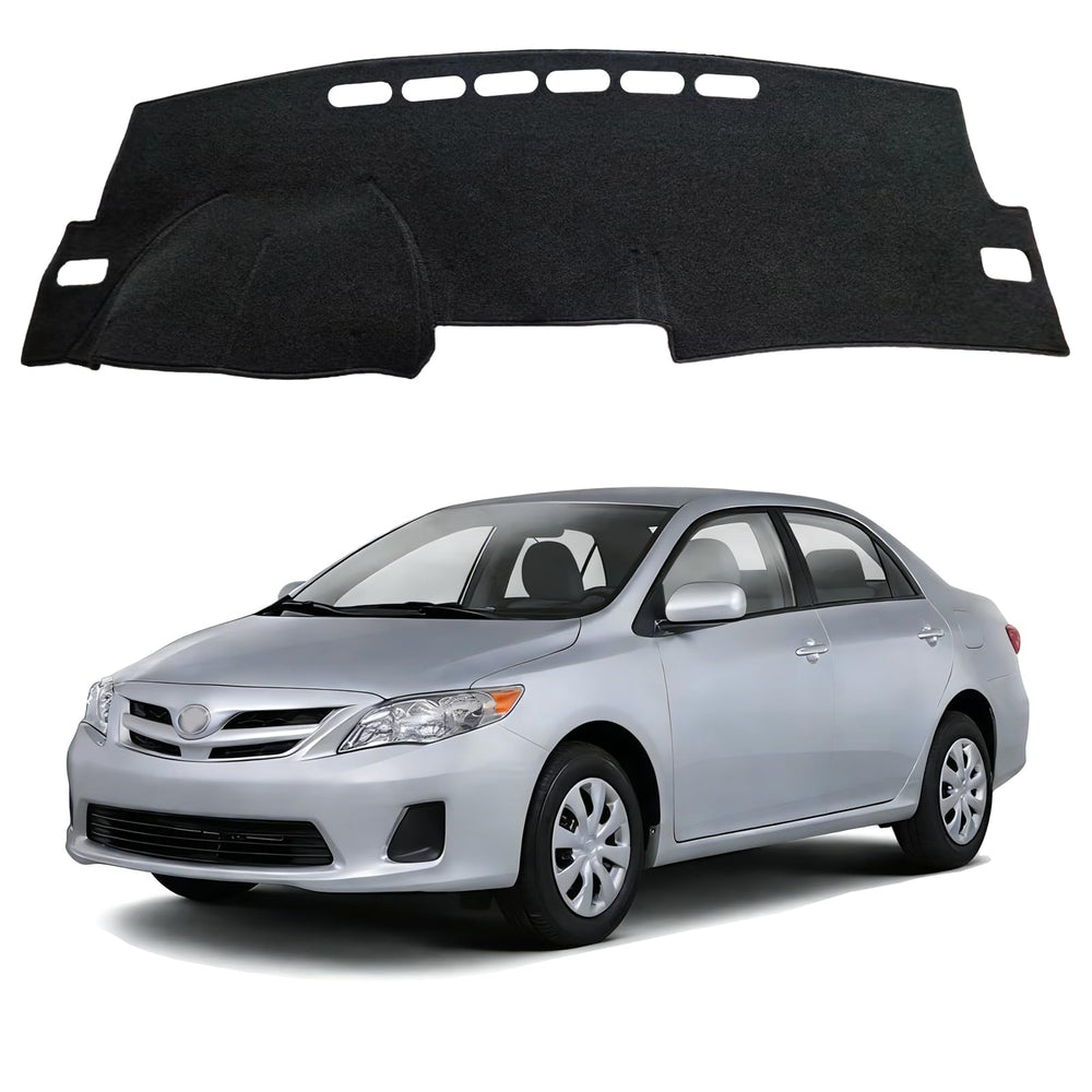 HEDAQI dash cover for Toyota Corolla 2007-2013 provides a precise dashboard fit.