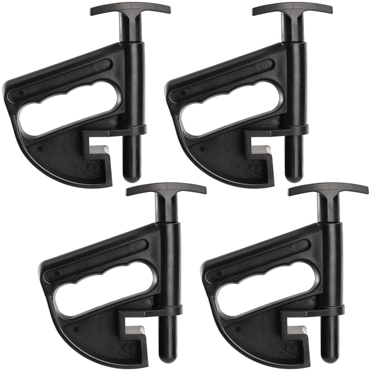Hedume 4-pack tire changer bead clamp close-up showing durable, wheel-safe grip
