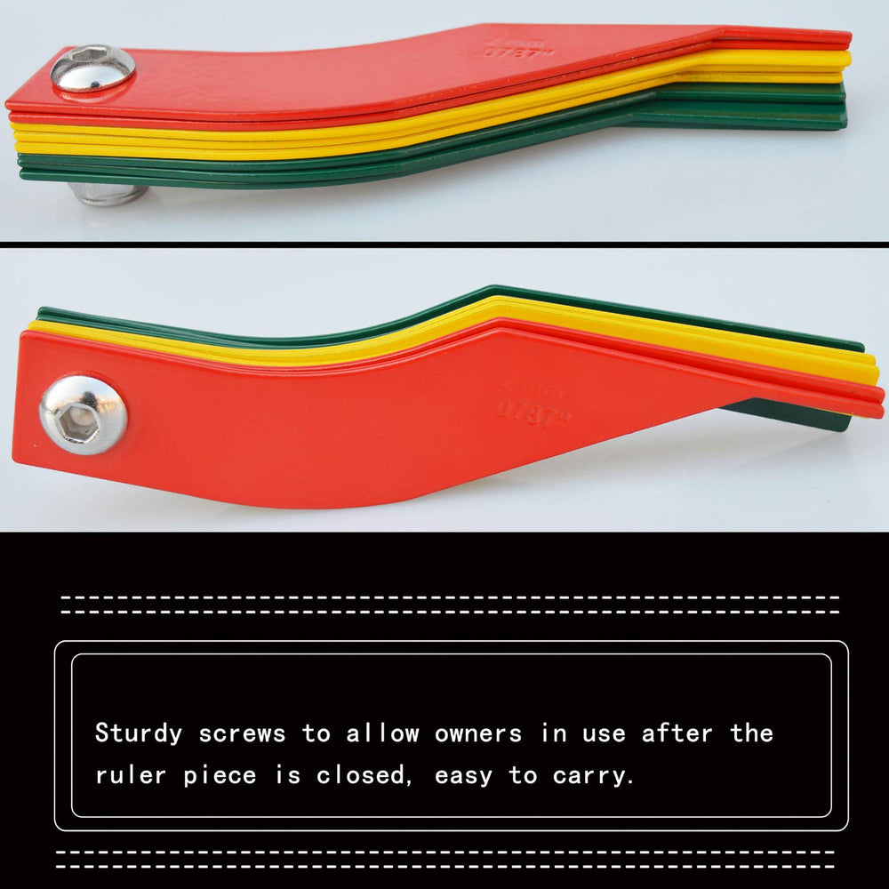 Hedume color-coded gauge with red-yellow-green indicators for quick assessment.
