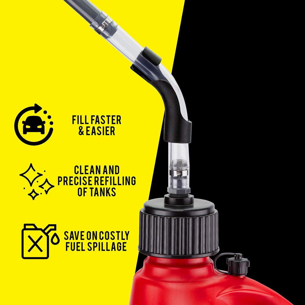 HEHIPLE fuel filler hose 14-inch length for versatile refueling applications.