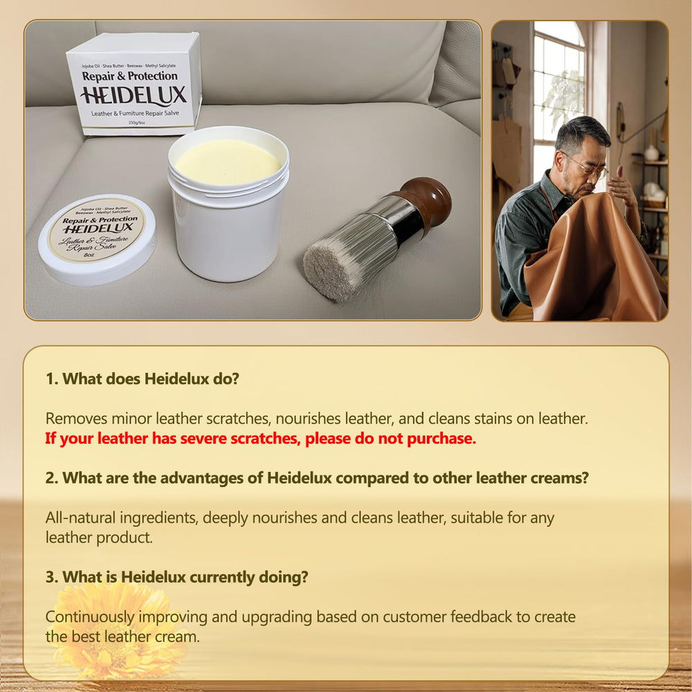 Heidelux brush applicator enabling even coverage for a professional finish.