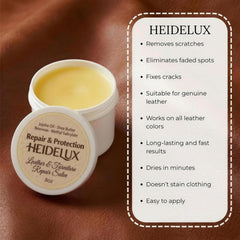 Applied area demonstrates seamless repair on worn leather spots.