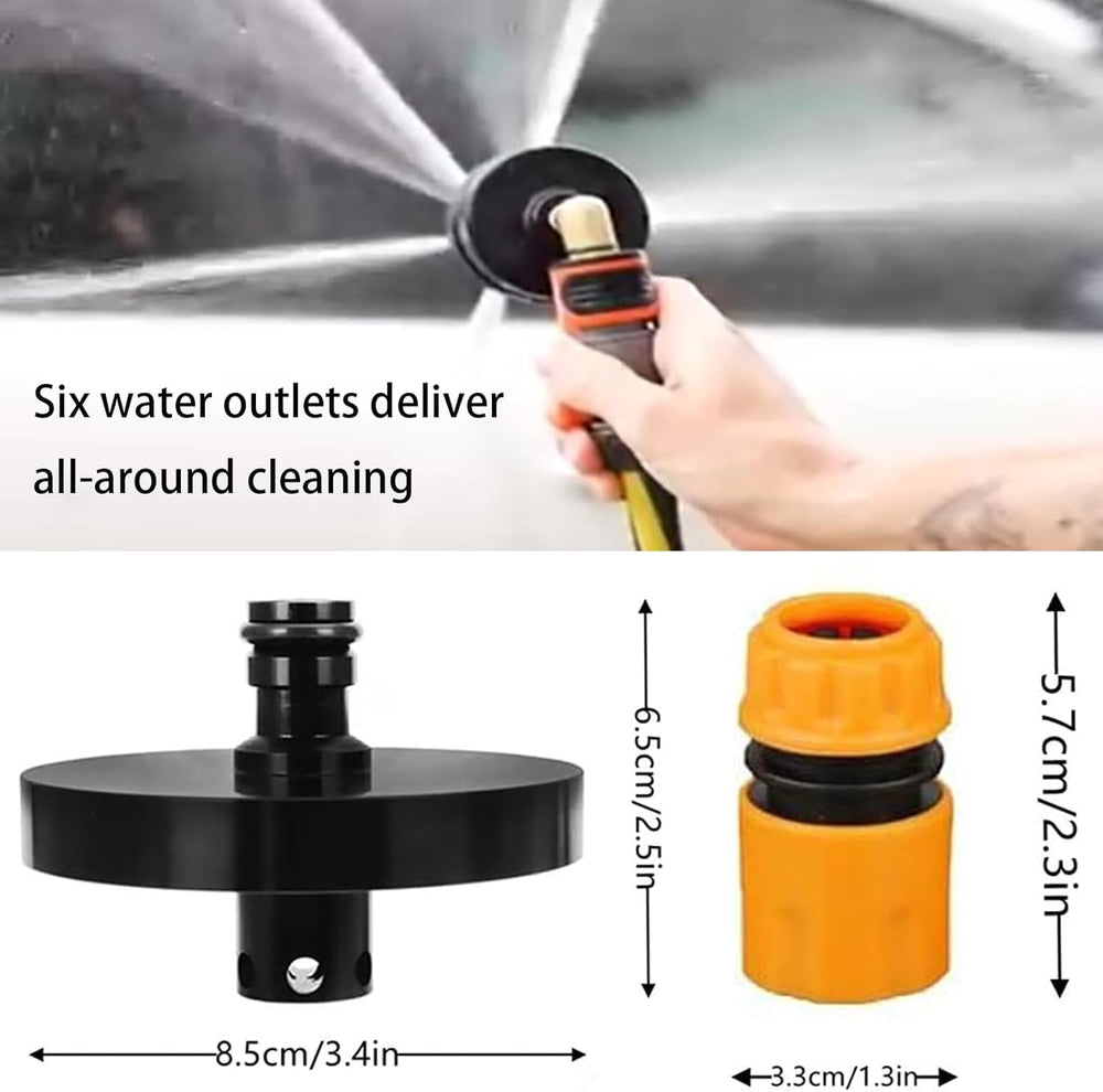 Hekisace Magnetic chassis flusher enables quick rinsing on various vehicles